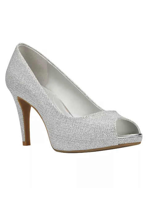Bandolino Rainaa Women Silver Glam Heels