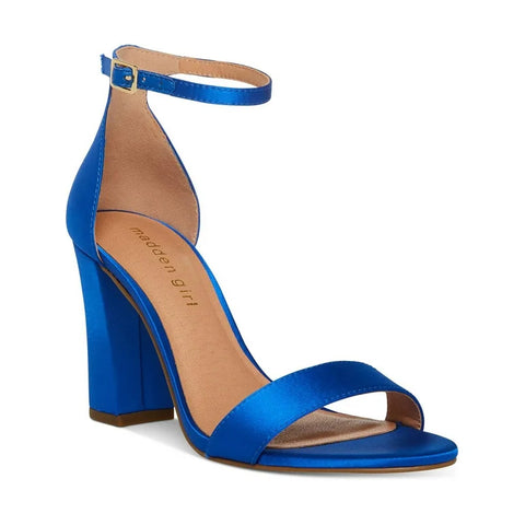 Madden Girl Women Leather Blue High Heels
