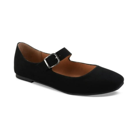 Sun & Stone Adiaa Mary Jane Flats Black