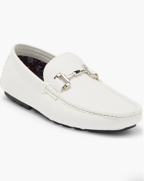Steve Madden Men Deanol White Loafer