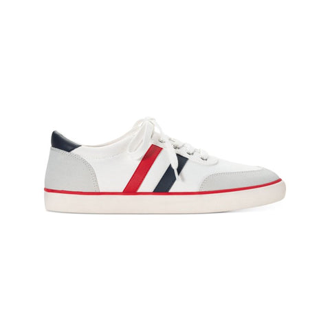 Club Room Men Red Striped Cushioned Noah Sneakers Shoes