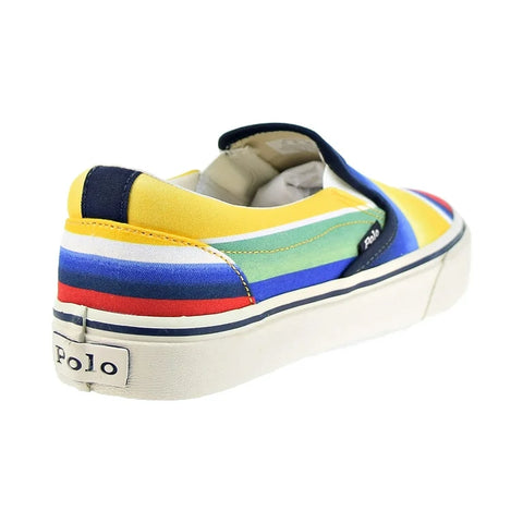 Polo Ralph Lauren Men Keaton Striped Slip-On Sneakers