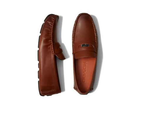 COACH C Coin Men Leather Loafer