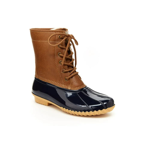 JBU BY JAMBU Women Navy Waterproof Maplewood Round Boots