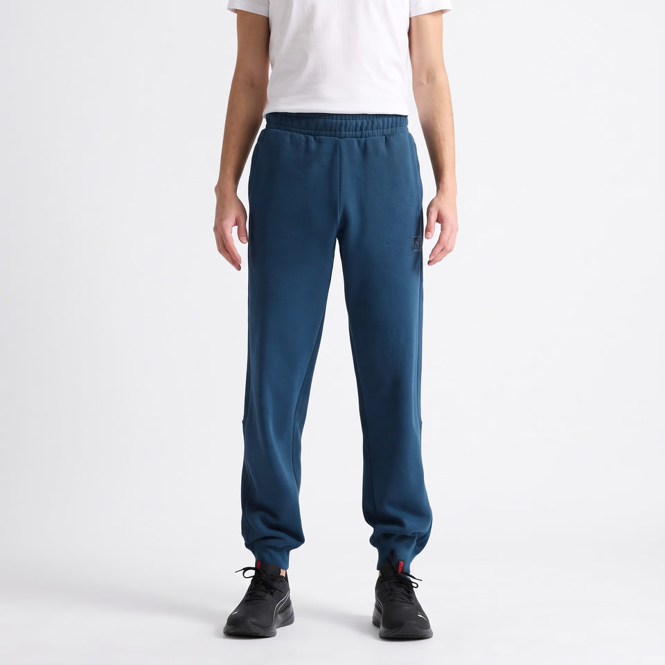 Puma Men's Teal Fleece Jogger Sweatpants