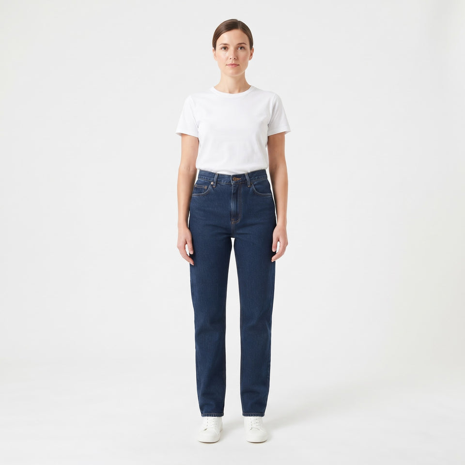 Kirkland Signature Women's Dark Blue Five-Pocket Denim Jeans