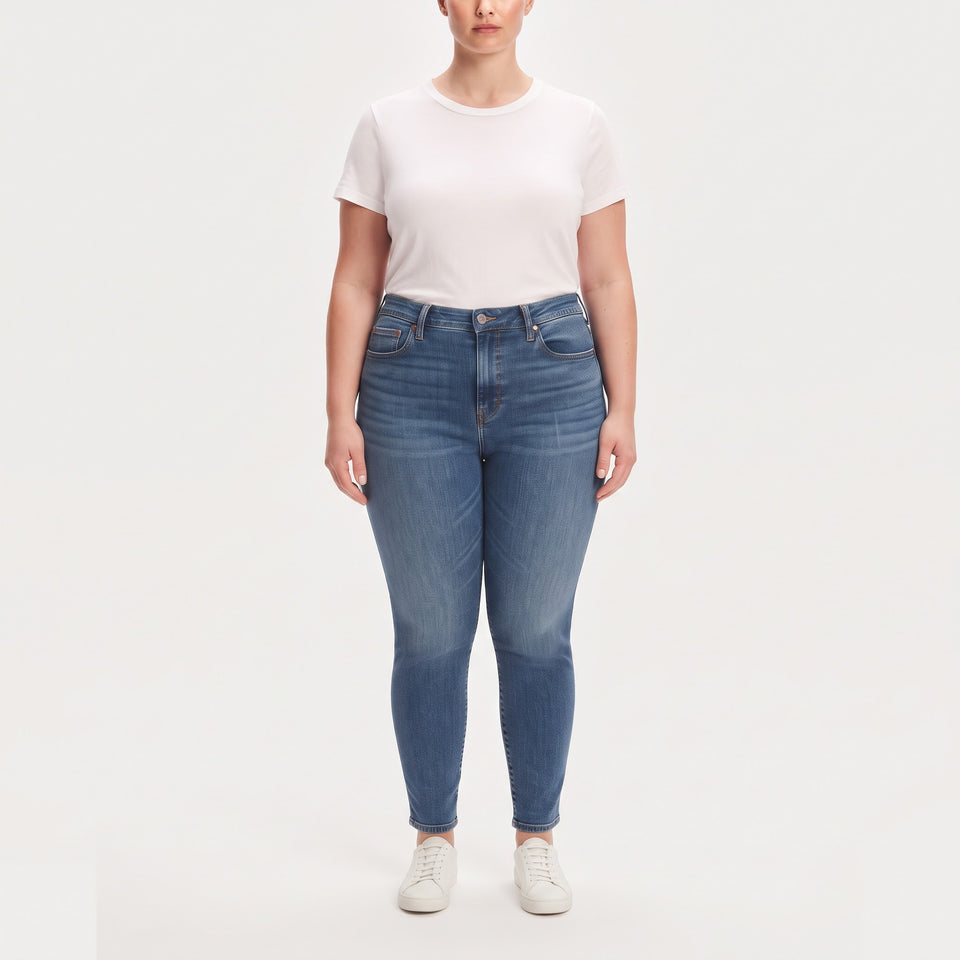 Frye Women's Washed Blue Denim Jeans
