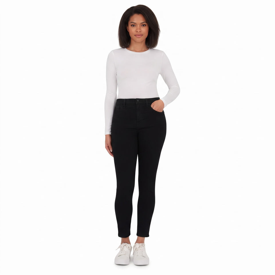 Kirkland Signature Women's Black High-Rise Skinny Fit Jeans