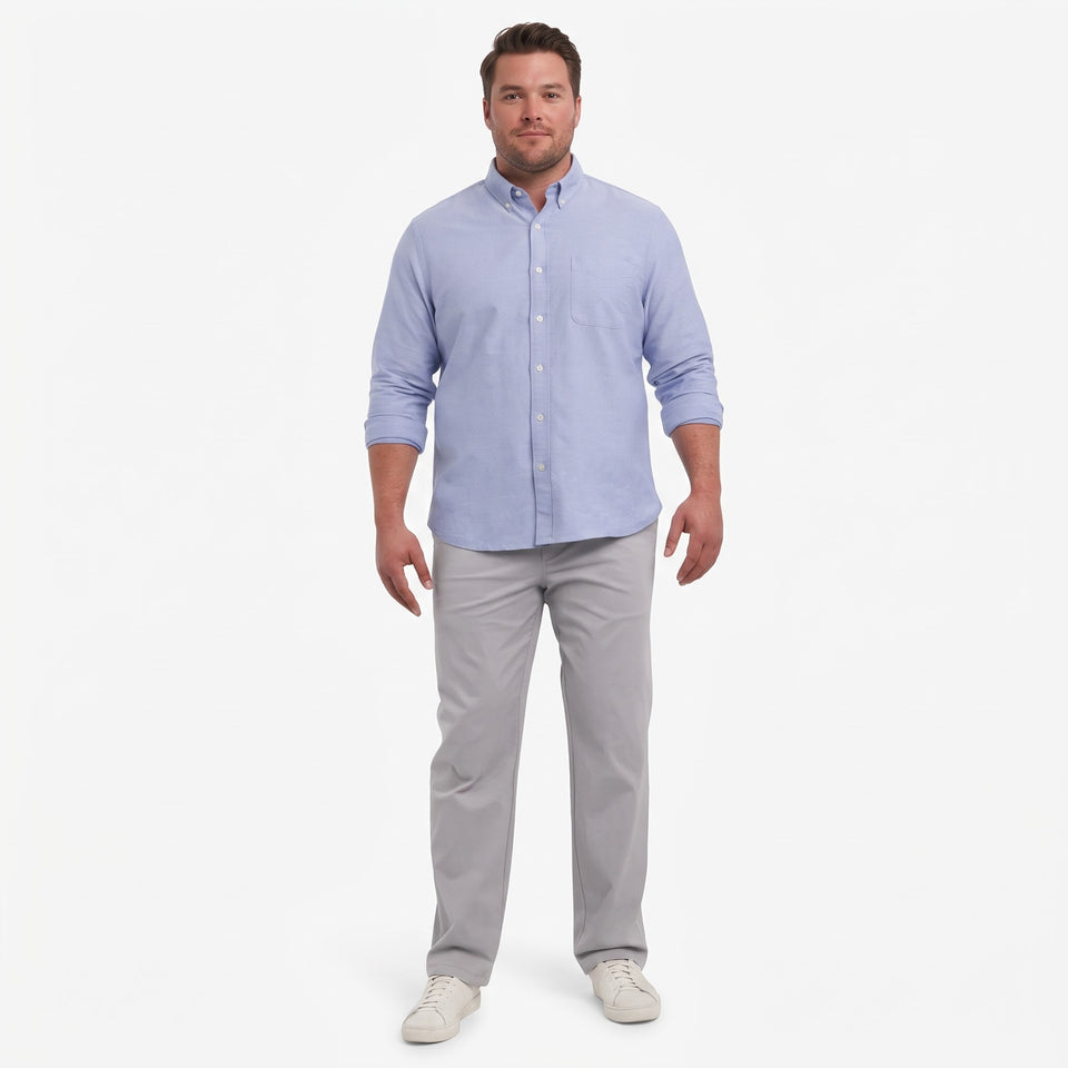 Dockers Men's Grey Supreme Straight Fit Chino Pants