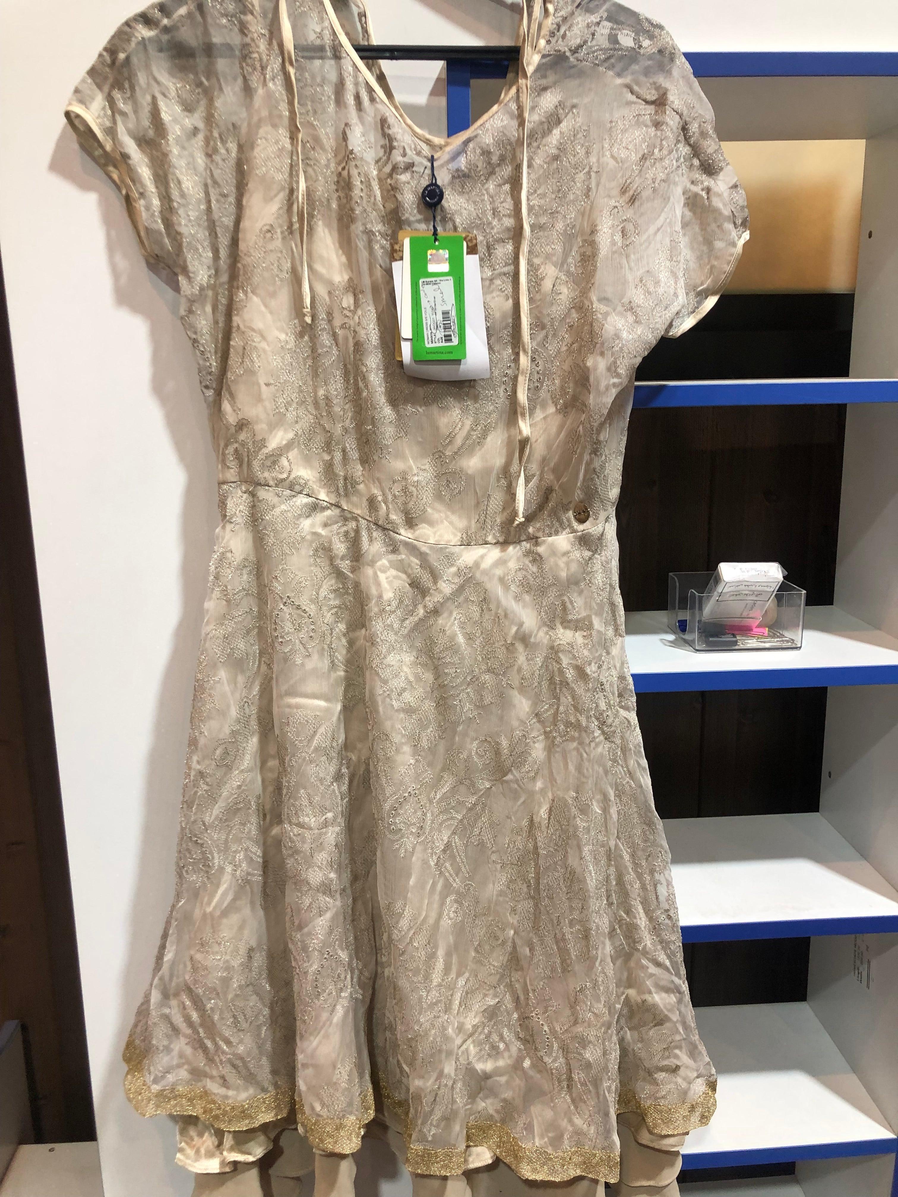 La Martina Women's Beige Short-Sleeve Dress LMA230