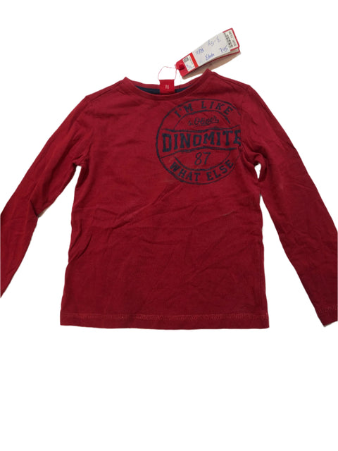 S.Oliver Boy's Red Long-Sleeve Blouse |S.Oliver in Lebanon