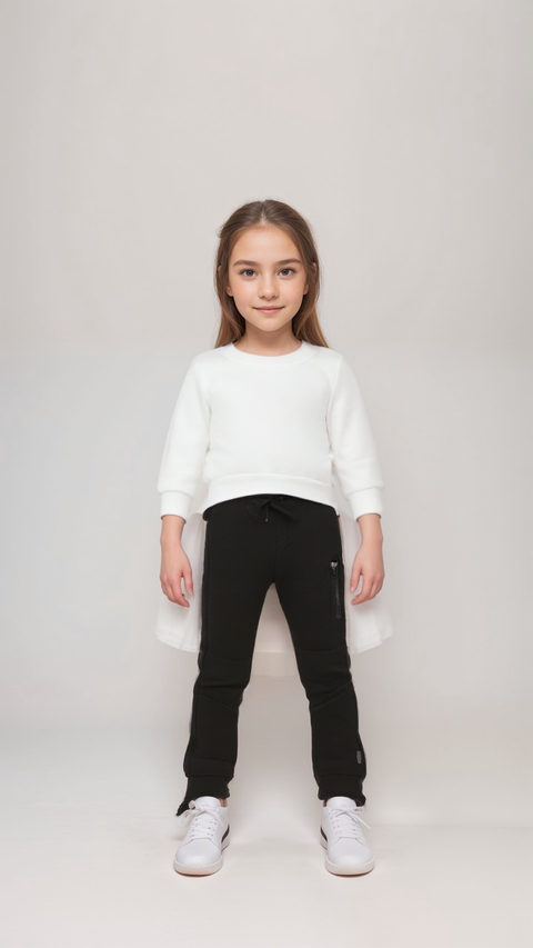 S.Oliver Girl's Black Straight Pants |S.Oliver in Lebanon