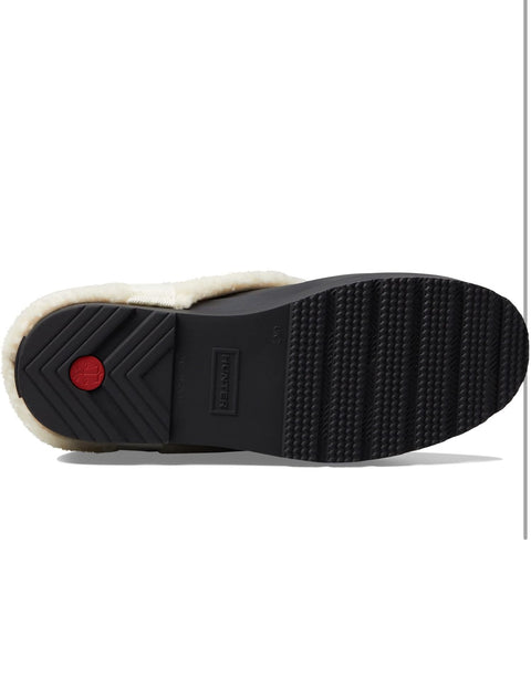 Hunter Women's Play Insulated Clog Black Winter Slippers