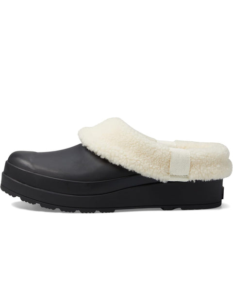 Hunter Women's Play Insulated Clog Black Winter Slippers