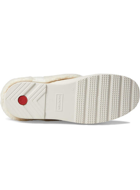 Hunter Women's Play Insulated Clog White Winter Slippers