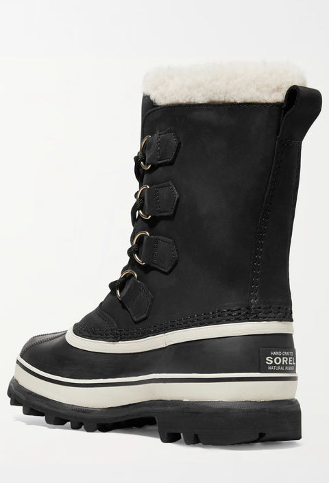 SOREL Caribou Waterproof Nubuck and Rubber Women Boots