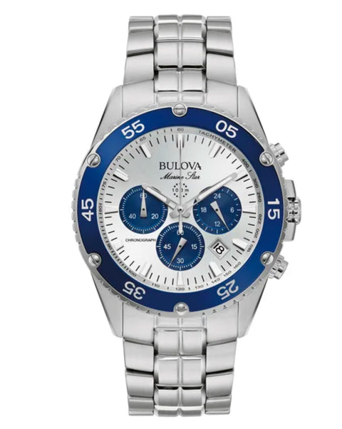 Bulova Marine Star Chronograph Stainless Steel Quartz Men's Watch
