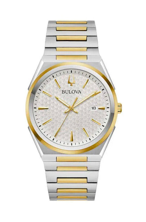 Bulova Classic Two-Tone Stainless Steel Quartz Men's Watch 98B424 / New With Tag