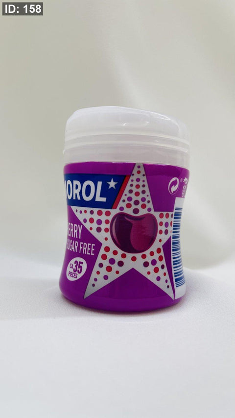 Stimorol Wild Cherry Falour Chewing Gum Sugar Free Jar 50g