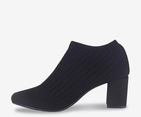 Impo Nancia Women's Stretch Knit Ankle Boots, Black