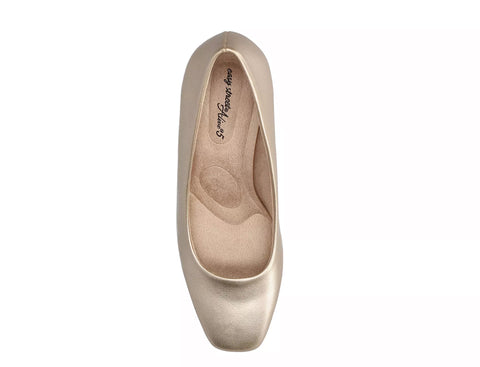 Easy Street Poet - Womens 8.5 Gold,Metallic Pump Medium