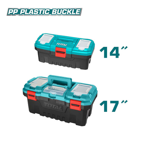 Total 2 pcs Plastic Tool Boxes Set (14,17) TPBXK0021