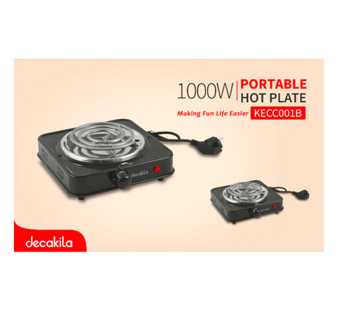 Decakila Hot Plate 1000W KECC001B