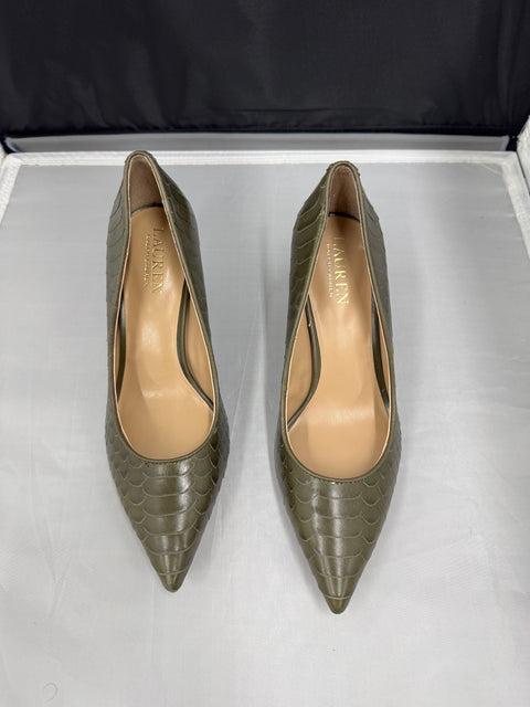 Polo Ralph Lauren Women's Lanette Olive Color High Heels