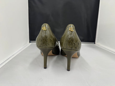 Polo Ralph Lauren Women's Lanette Olive Color High Heels
