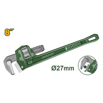 Jadever Pipe Wrench 200mm(8") JDPW1108,(box10)