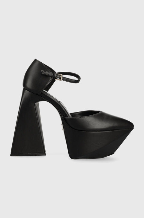 Steve Madden Women's Black Secretz Thick Heel Shoes In high-heeled | Steve Madden in Lebanon