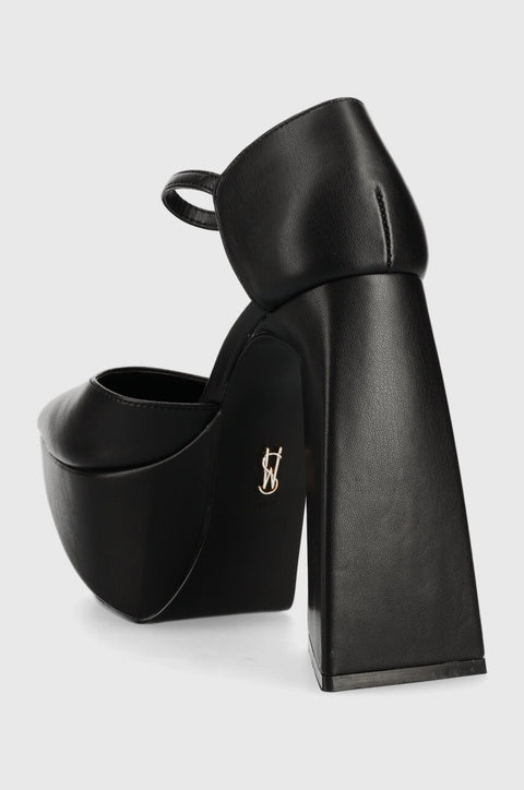 Steve Madden Women's Black Secretz Thick Heel Shoes In high-heeled | Steve Madden in Lebanon