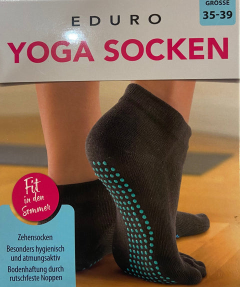 Eduro Black Yoga Socks 35-39 | Eduro In Lebanon