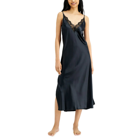 INC International Concepts Women's Black Nightgown ABU131,