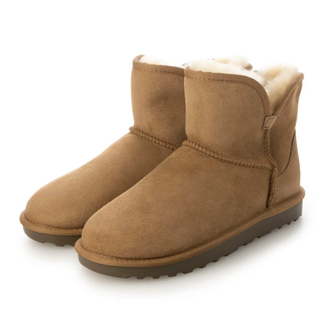 SD Women's Camel Viral Furry Ankle Boots | SD In Lebanon