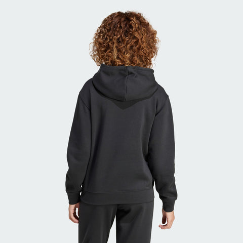 Adidas Women's Black Essentials Small Logo Hoodie | Adidas In Lebanon