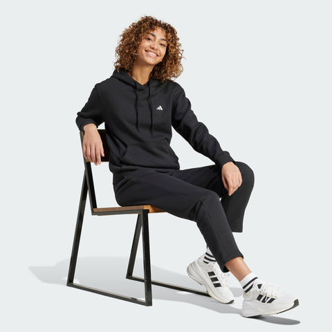 Adidas Women's Black Essentials Small Logo Hoodie | Adidas In Lebanon