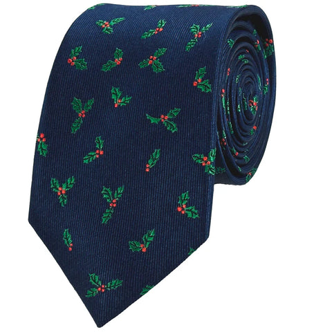 Club Room Men's Navy Wreath Graphic floral Tie | Club Room In Lebanon