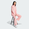 Adidas Women's Pink  Iconic 3-Stripes Quarter-Snap Track Top Sweatshirt | Adidas In Lebanon
