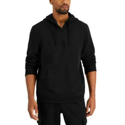 ID Ideology men's black hoodies ABF741 ft9