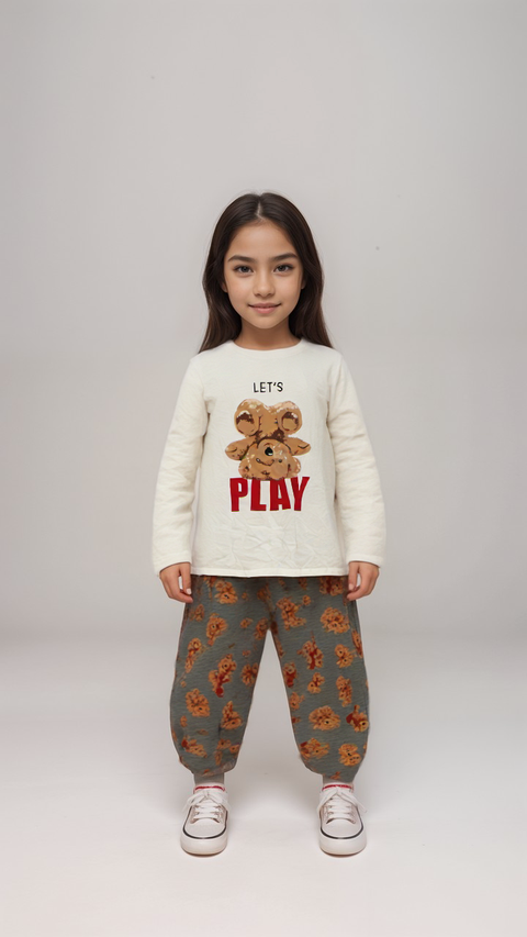 Terranova Girl's Multicolor Pajama Set  | Terranova In Lebanon