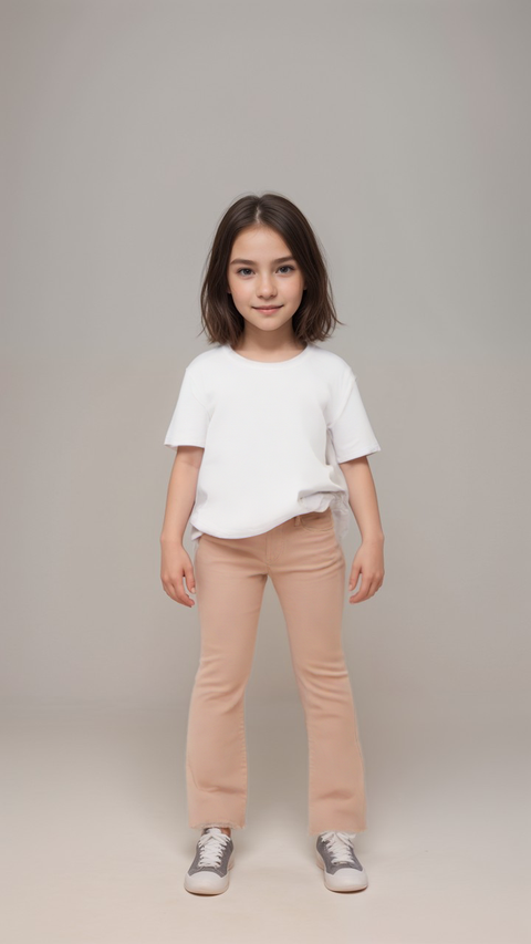 Terranova Girl's Baby Pink Jeans | Terranova In Lebanon