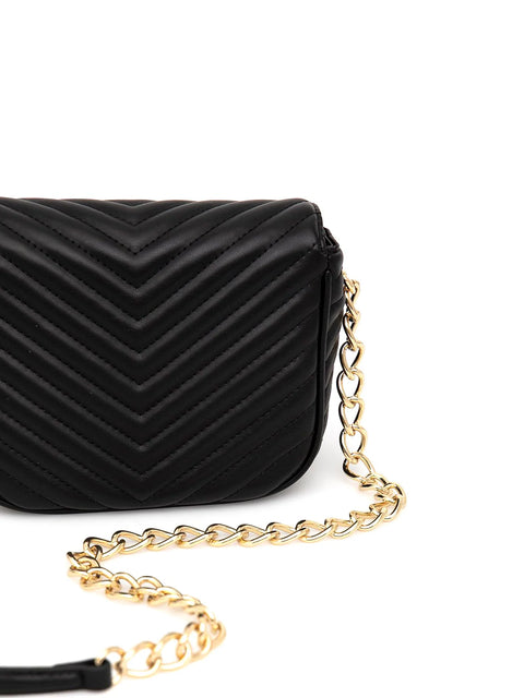 Trussardi Women's Black Leather Primrose Shoulder Bag | Trussardi In Lebanon