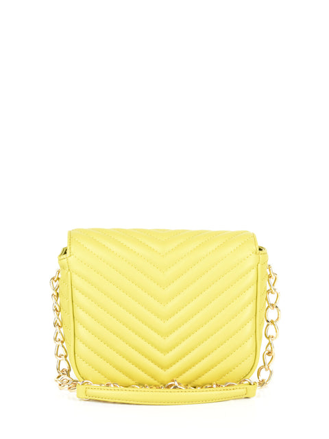 Trussardi Women's Yellow Shoulder Chain Bag | Trussardi in Lebanon