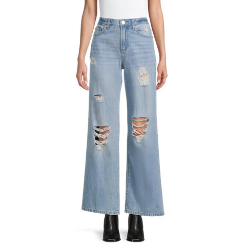 Indigo Rein Women's Light Blue High Rise Skater Jeans | Indigo Rein In Lebanon