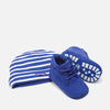 Timberland Baby Boy's Royal Blue 50th Edition Crib Bootie with Hat Set|Timberland In Lebanon