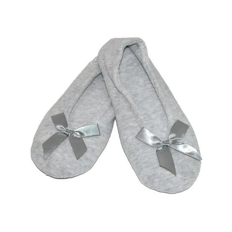 Isotoner Signature Women's Heather Gray Terry Ballerina Slippers | Isotoner Signature in Lebanon