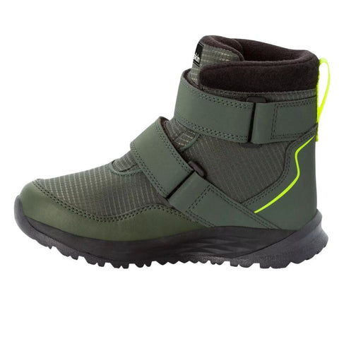 Jack Wolfskin Boy's Green Polar Bear Texapore Mid VC K Sneakers |Jack Wolfskin in Lebanon