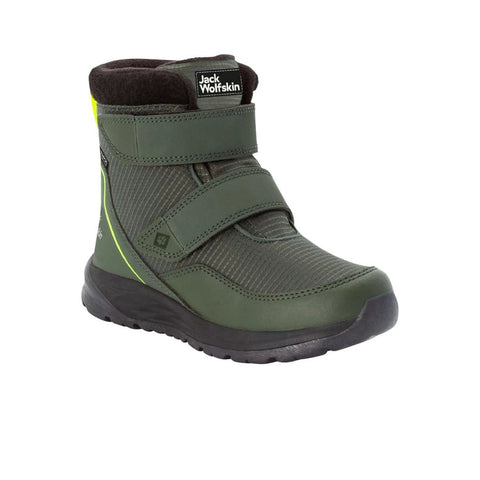 Jack Wolfskin Boy's Green Polar Bear Texapore Mid VC K Sneakers |Jack Wolfskin in Lebanon