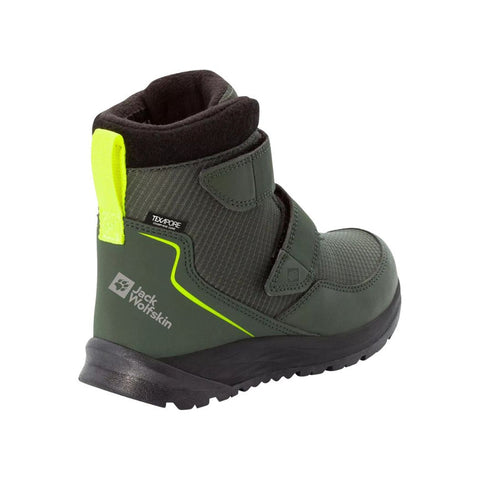 Jack Wolfskin Boy's Green Polar Bear Texapore Mid VC K Sneakers |Jack Wolfskin in Lebanon